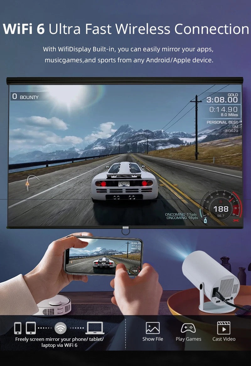 Netssy 4K Projector™