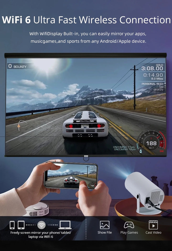 Netssy 4K Projector™